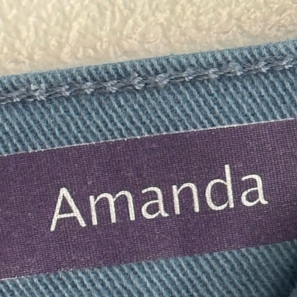 GLORIA VANDERBILT - Women’s Amanda Pants/Jeans - Plus Size 20W Short- Slate Blue - Picture 4 of 8